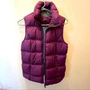 Tommy Hilfiger Purple Puffer Vest Jacket - XS